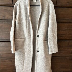 Wilfred Gray Women's Wool Sweater Coat
